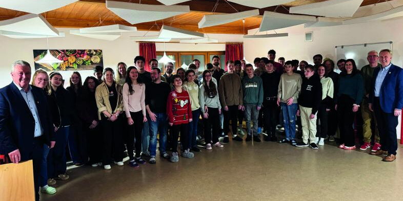 Gruppenbild mit dem Bürgermeister von Habischried